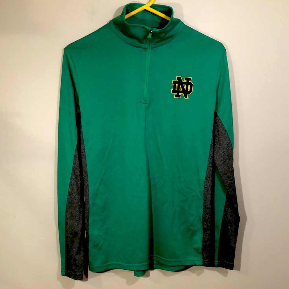 Under Armor Youth Notre Dame 1/4 zip pullover YXL